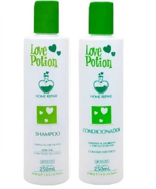 Home Care Hair Maintenance Coconut Shampoo and Conditioner 2x250ml - Love Potion