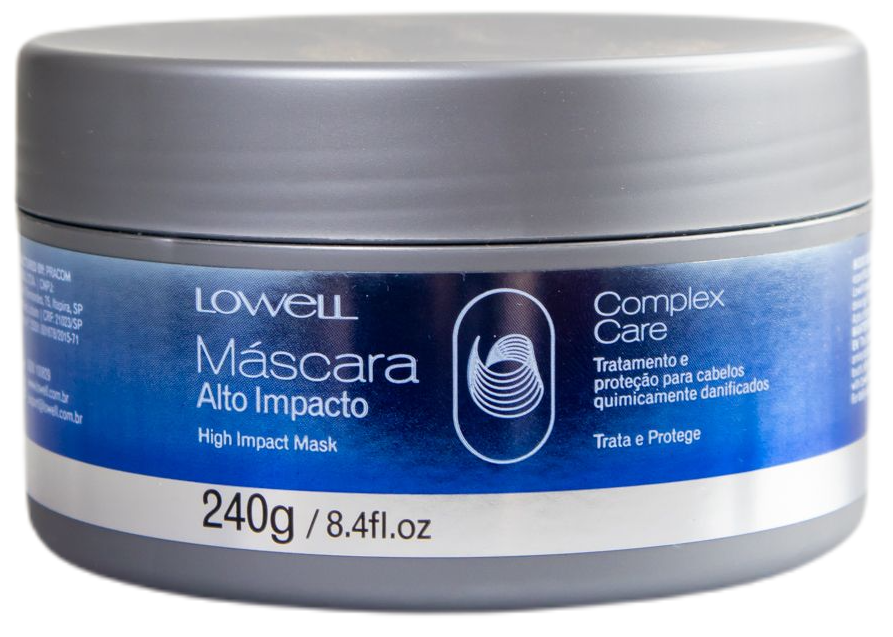 Lowell Hair Mask Brazilian Complex Care Hair Protection Treatment High Impact Mask 240g - Lowell