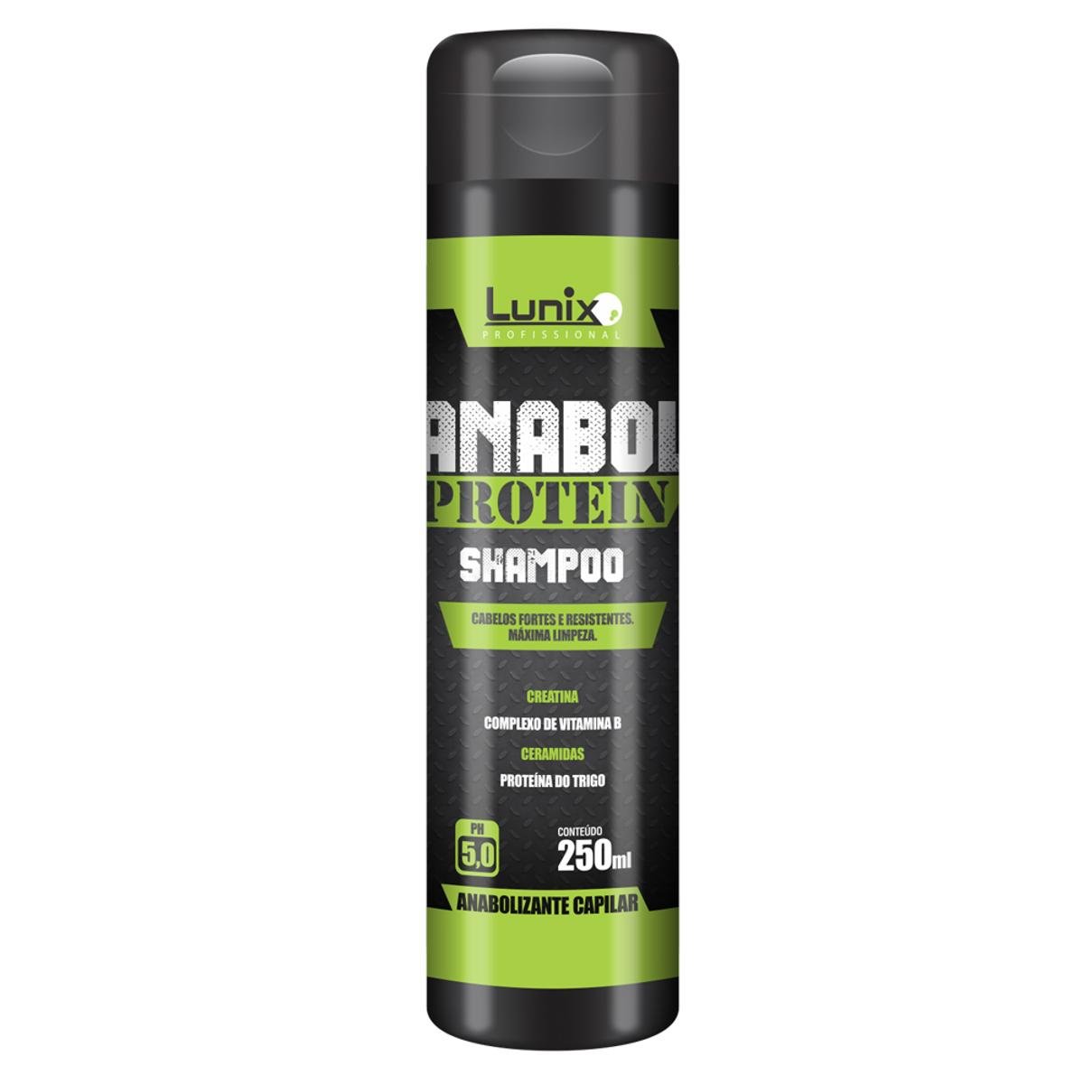 Lunix Home Care Anabol Protein Force Mass Replacement Creatine Ceramides Shampoo 250g - Lunix
