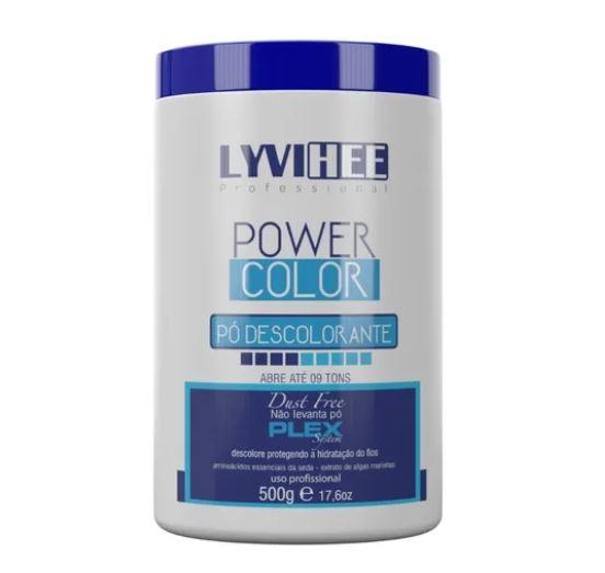 Lyvihee Brazilian Keratin Treatment Power Color Dust Free Plex System 9 Tones Bleaching Powder 500g - Lyvihee