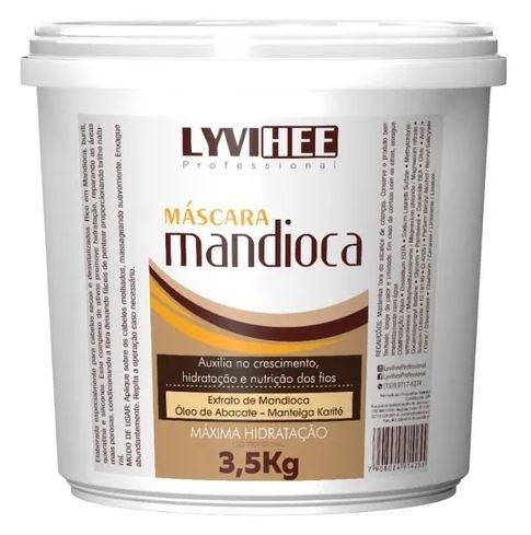 Lyvihee Hair Mask Manioc Cassava Super Moisturizing Hydration Hair Growth Mask 3.5Kg - Lyvihee