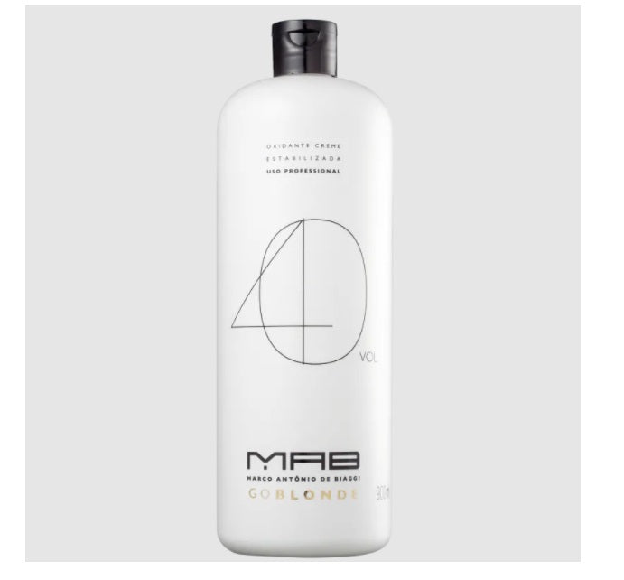 MAB Hair Care 40 Vol. OX Hydrogen Peroxide Oxidant Creamy Stabilized Emulsion 900ml - MAB