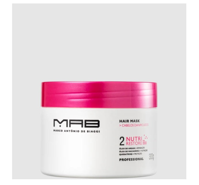 MAB Hair Care Nutri Restore Damaged Hair Treatment Nourishing Repair Mask 300g - MAB