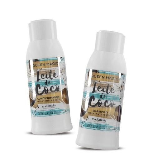 Professional Queen Magic Coconut Milk Hair Treatment Kit 2x300ml - Madamelis