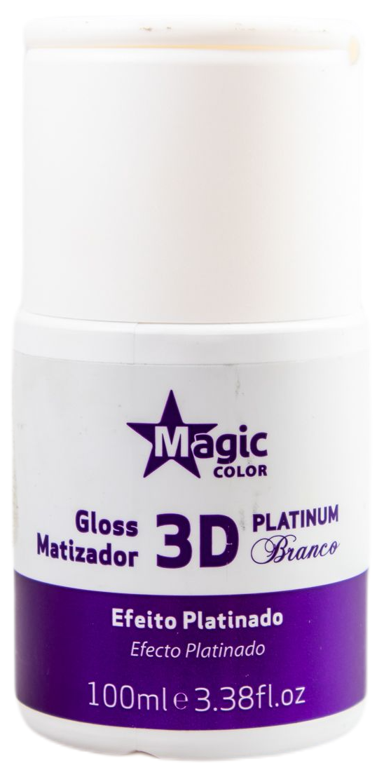 Magic Color Brazilian Keratin Treatment Platinum White Anti Yellow Treatment 3D Tinting Gloss Mask 100ml - Magic Color