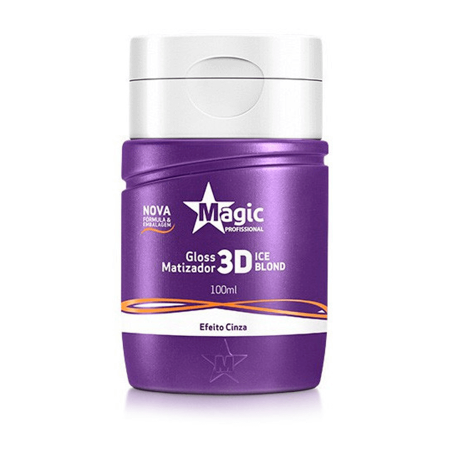 Tratamiento Brasileño Efecto Gris Ice Blond 3D Tinte Gloss 100ml - Color Mágico