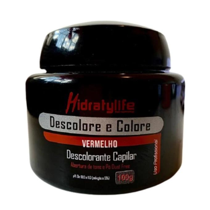 Mairibel Brazilian Keratin Treatment Dust Free Red Tinting Discoloration 2 in 1 Color Opening Powder 100g - Mairibel