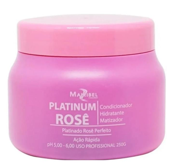 Mairibel Hair Mask Platinum Rosé Pink Keratin Grape Seed Tinting Conditioning Mask 250g - Mairibel