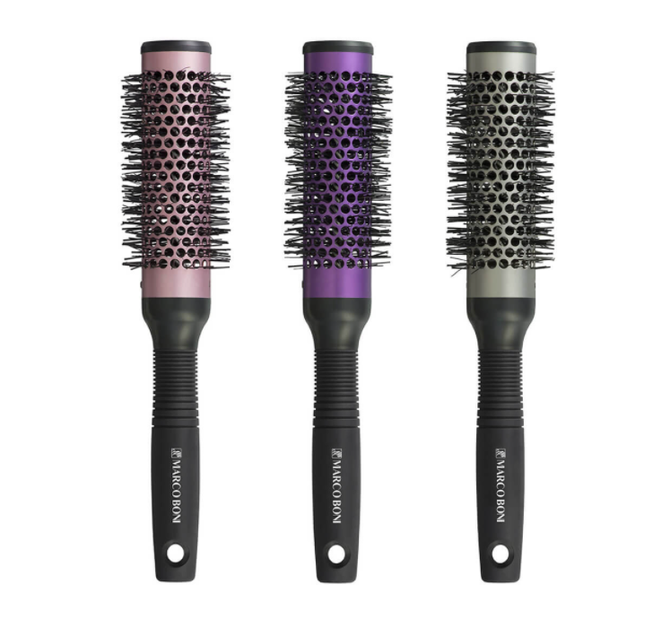 Marco Boni Combs & Brushes Brazilian Original Hair Brush Thermal Metallic Cast Style 8043 50mm - Marco Boni