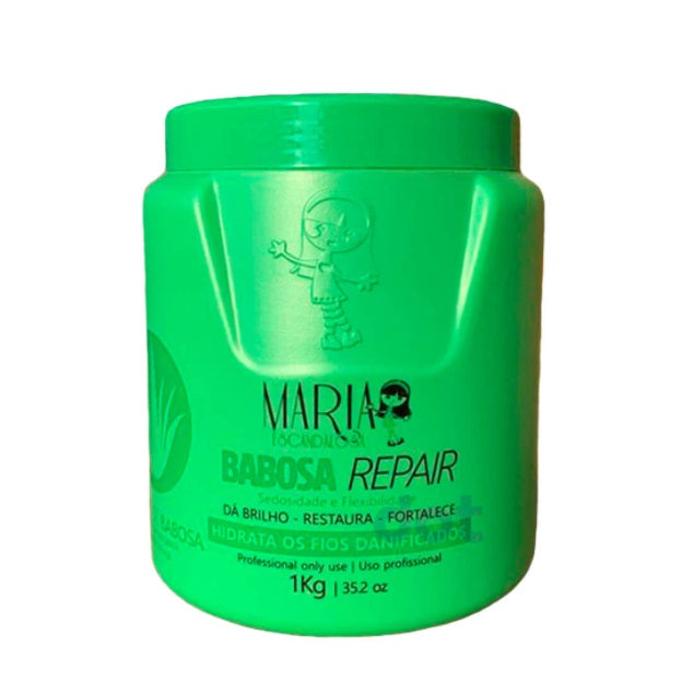 Maria Escandalosa Hair Care Aloe Vera Babosa Repair Deep Hydration Strength Mask 1kg - Maria Escandalosa