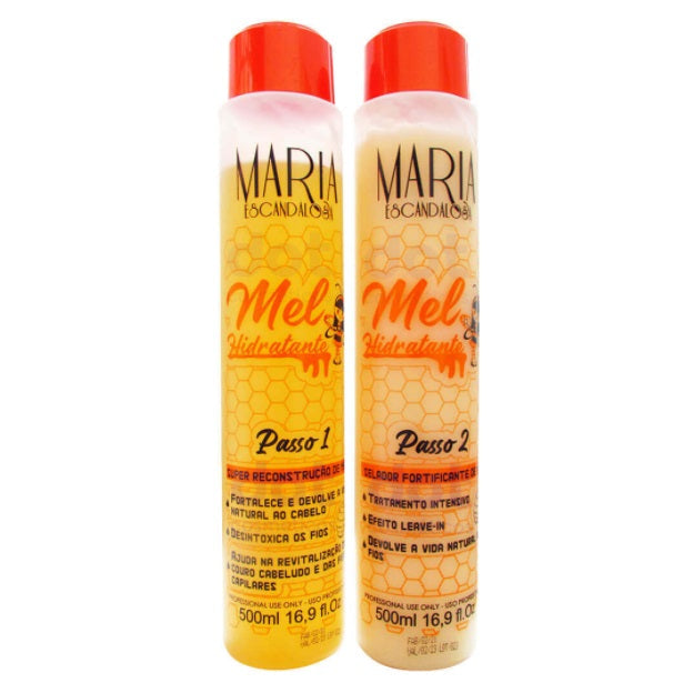 Maria Escandalosa Hair Care Kits Honey Mel Moisturizing Hydration Nourishing Kit 2x500ml - Maria Escandalosa