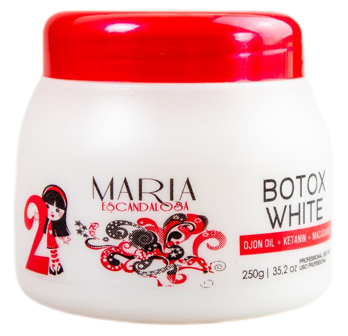 Maria Escandalosa Hair Mask Ojon Keratin Macadamia btox White Hair Treatment Mask 250g - Maria Escandalosa