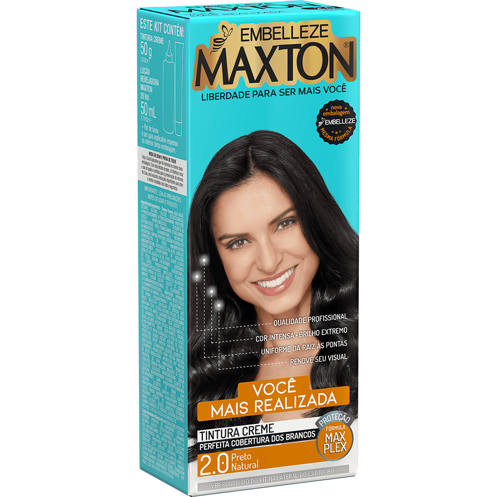Maxton Hair Dye Maxton Hair Dye Brunette You Most Fulfilled Natural Black Kit
