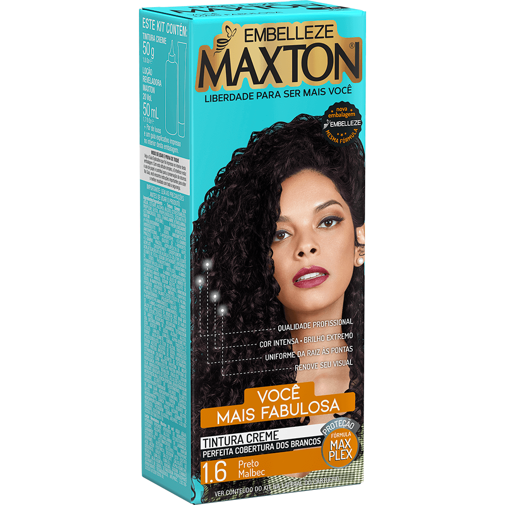 Maxton Hair Dye Maxton Hair Dye You More Fabulous Black Malbec Kit