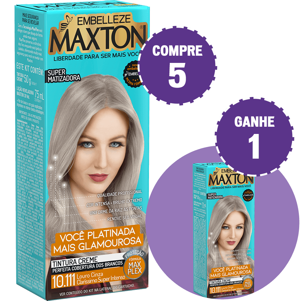 Maxton Kit Maxton Blonde Platinum Blonde Gray Gray Super Intense