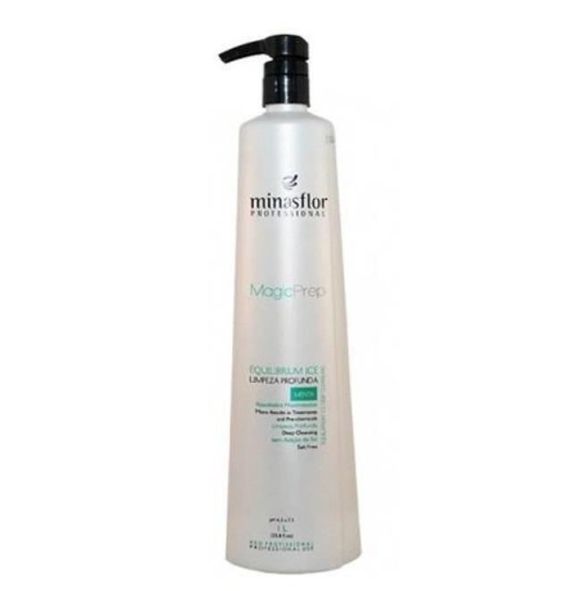 Minas Flor Brazilian Keratin Treatment Magic Prep Primer Liss Wave Controle Anti Frizz Shampoo 1000ml - Minas Flor