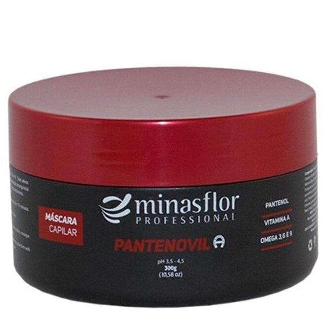 Minas Flor Hair Mask Pantenovil A Panthenol Vitamin A Omega 3 6 9 Treatment Mask 300g - Minas Flor