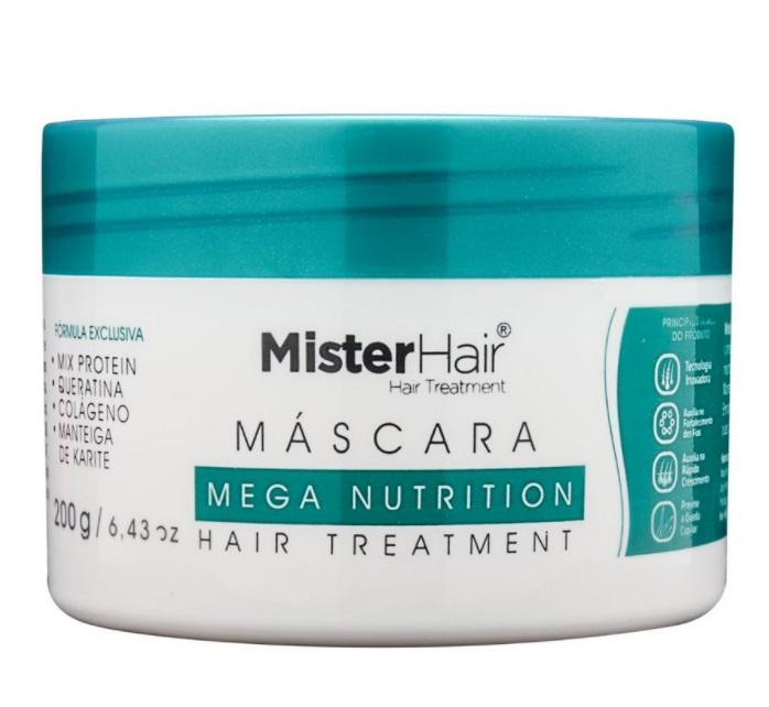 Mister Hair Hair Mask Mega Nutrition Keratin Shea Collagen Proteins Treatment Mask 200g - Mister Hair