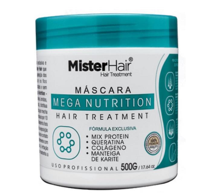 Mister Hair Hair Mask Mega Nutrition Keratin Shea Collagen Proteins Treatment Mask 500g - Mister Hair