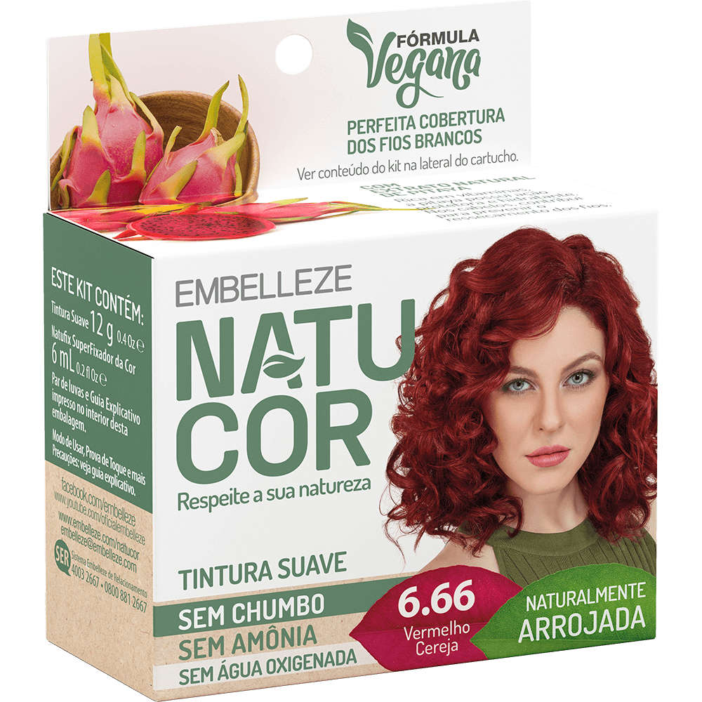 Natucor Hair Dye Natucor Hair Dye Naturally Bold Red Cherry Kit