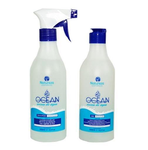 Tratamiento Capilar Profesional Ocean Water Cepillo Progresivo 2x500ml - Natureza