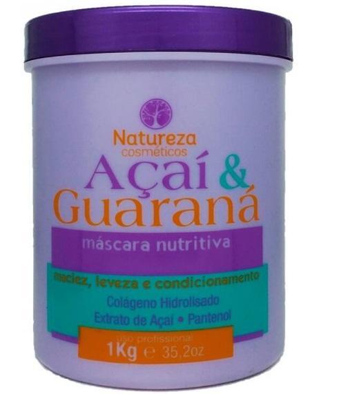 Acai y Guaraná Suavidad Ligereza Mascarilla Nutritiva Acondicionadora 1Kg - Natureza