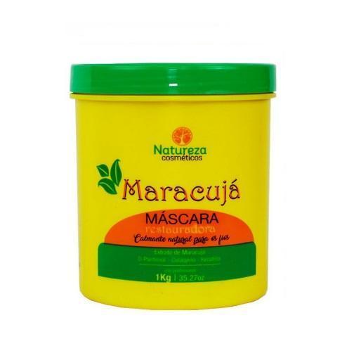Natureza Cosmetics Hair Mask Passionfruit Restorative Collagen Keratin D-Panthenol Mask 1Kg - Natureza