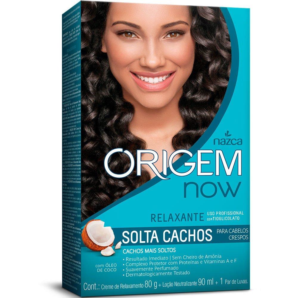 NAZCA Brazilian Hair Treatment Origem Now Relaxing Loose Curls Thioglycolate Smoothing Treatment Kit - Nazca