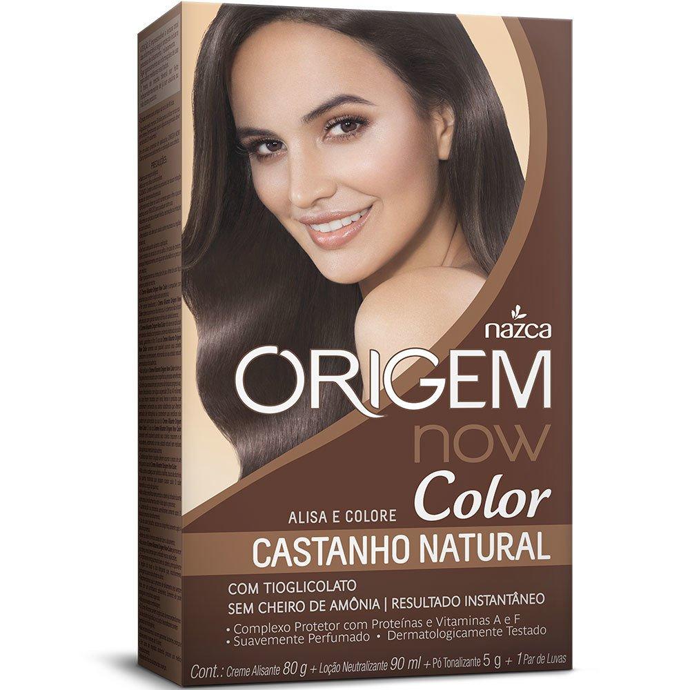 NAZCA Brazilian Keratin Treatment Origem Now Colors Natural Brown Neutralizing Thioglycolate Smoothing Kit - Nazca