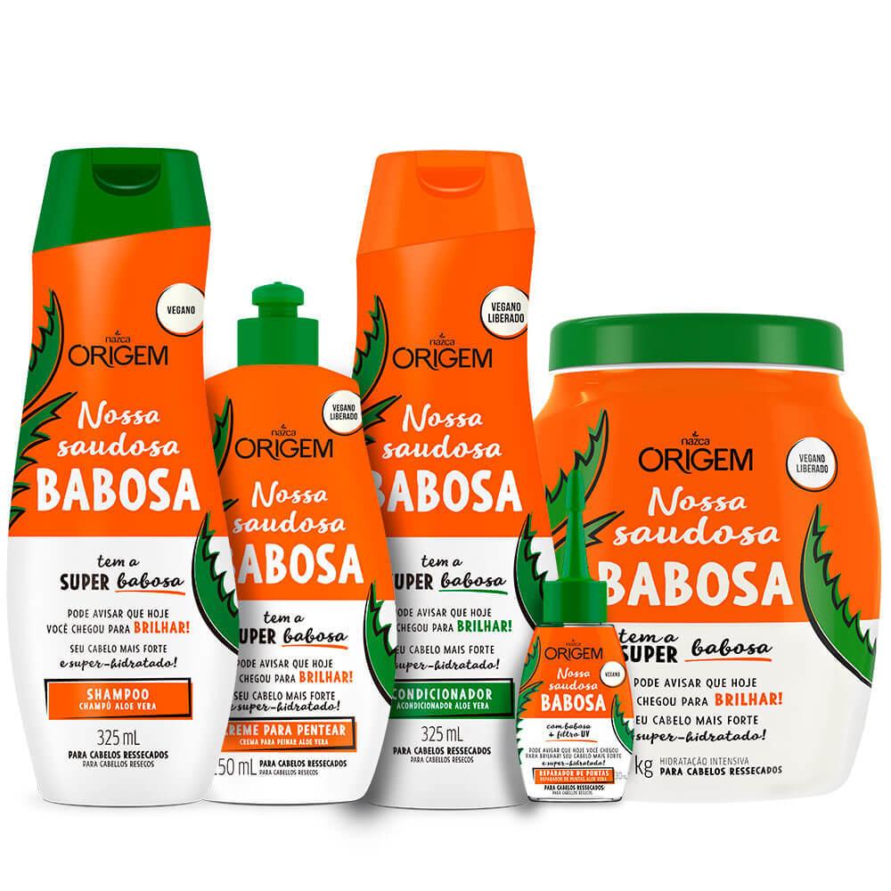 NAZCA Hair Treatment Kit Completo Babosa Origem / Full Kit Aloe Origin