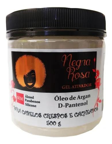 Negra Rosa Curls Treatment Gel Activator Black Pink With Oil De Argan E D Pantenol 500g - Negra Rosa