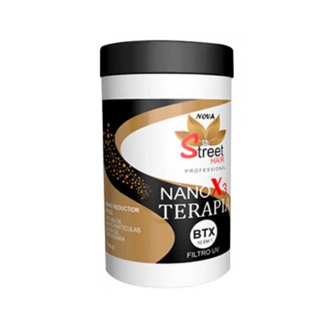 New Street Brazilian Keratin Treatment Nano Therapy 10 in 1 Btx Intense Anti-Volume Hydration Cream 1Kg - New Street