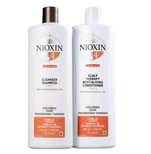 Nioxin Brazilian Keratin Treatment System 4 Scalp Revitalizing BioAMP Anti-breakage Treatment Kit 2x1000ml - Nioxin