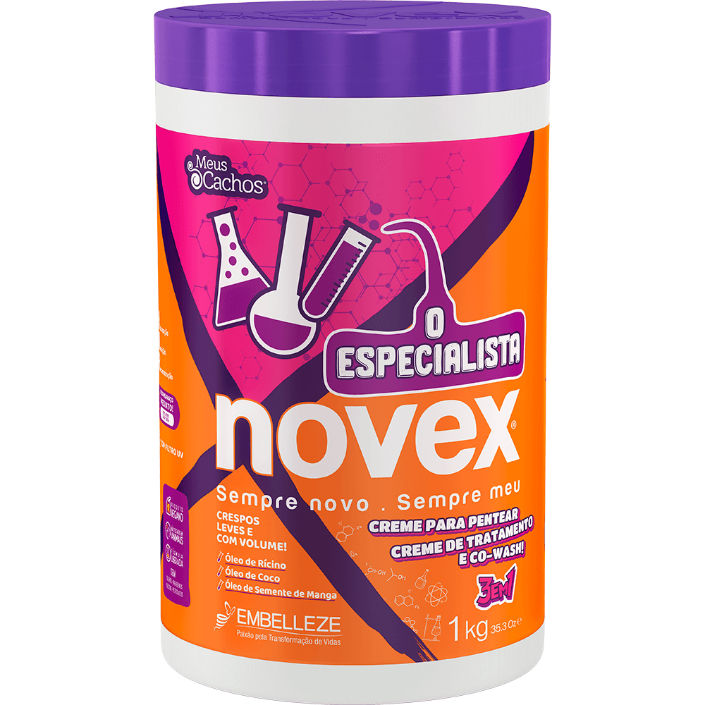 Novex Combing Cream Novex Combing Cream The Mild Growing Specialist And With Volume In 1kg