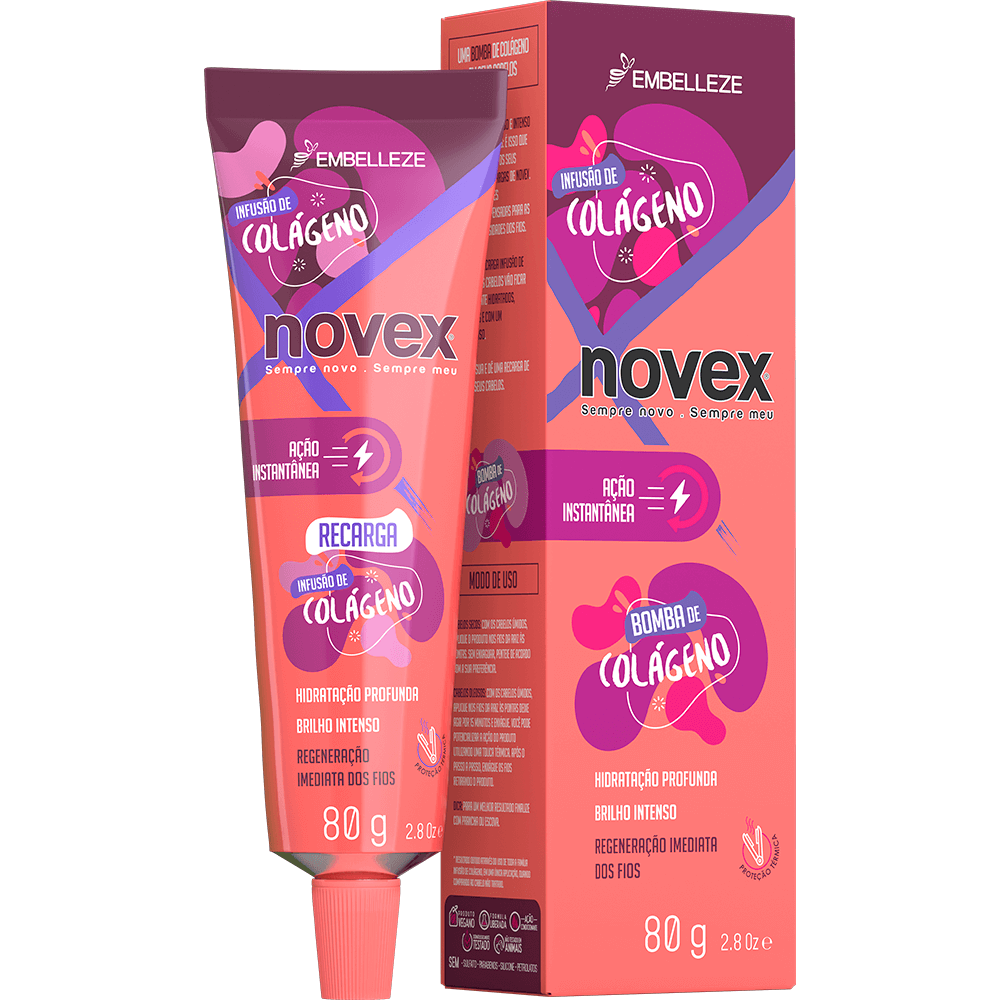 Novex Hair Mask Novex Hair Mask Recharge Infusion Of Collagen 80g