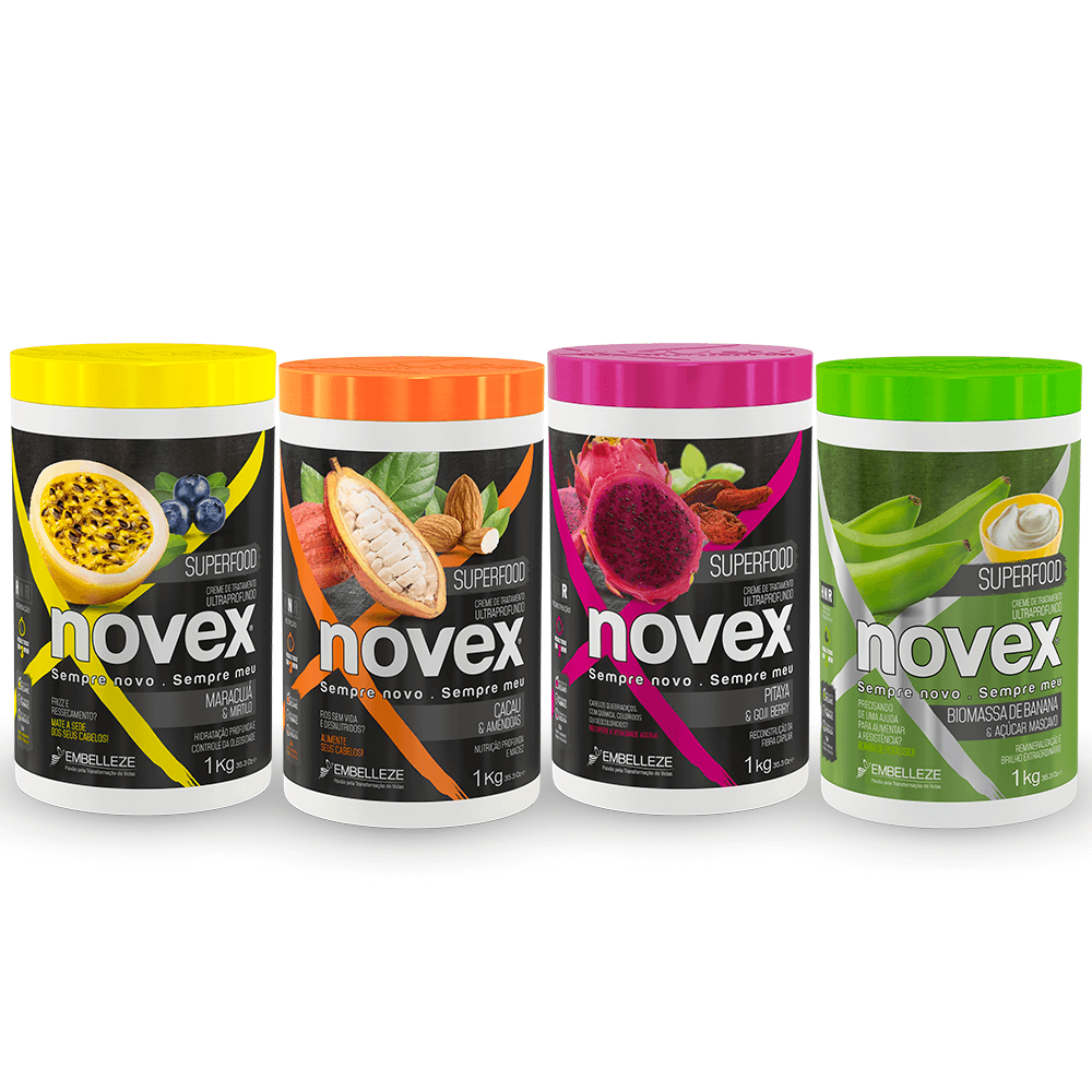 Novex Kit Novex Superfood Capillary Treatment Cremes Kit