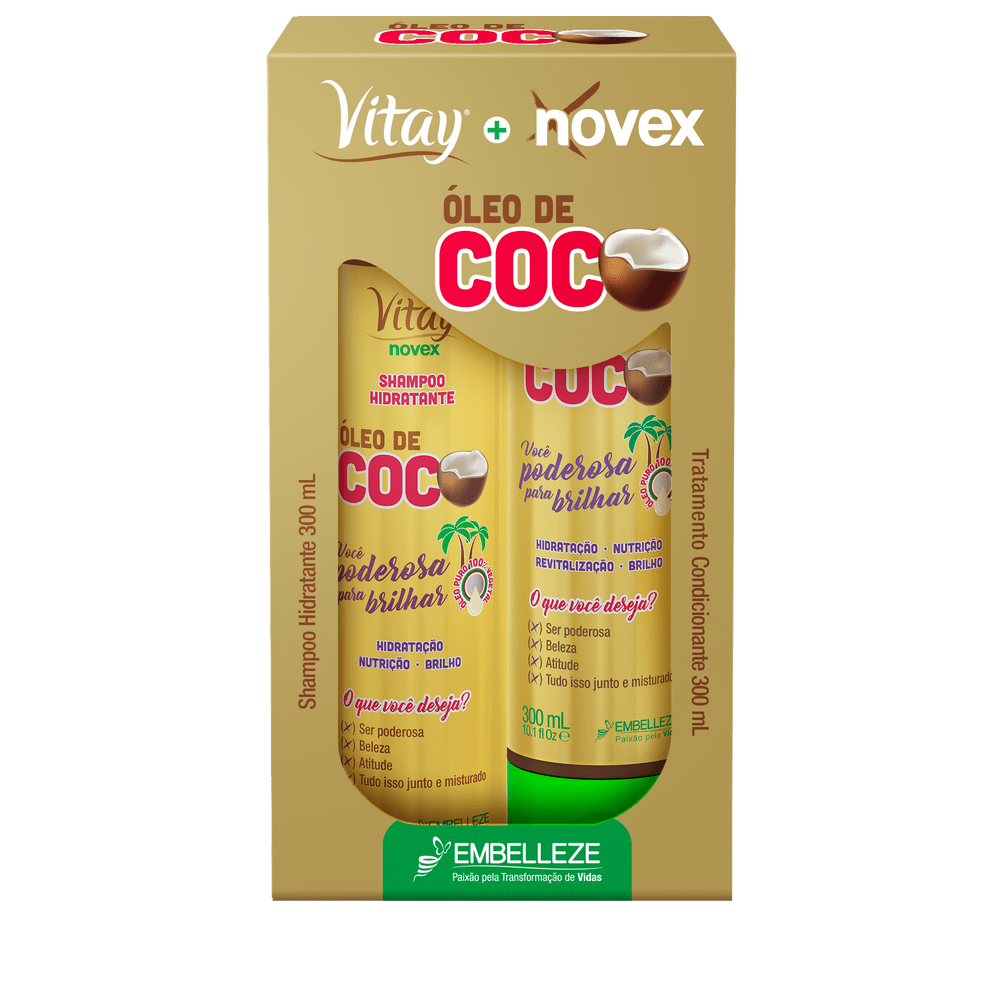 Novex Shampoo And Conditioner Novex Shampoo And Conditioner And Coconut Oil Kit