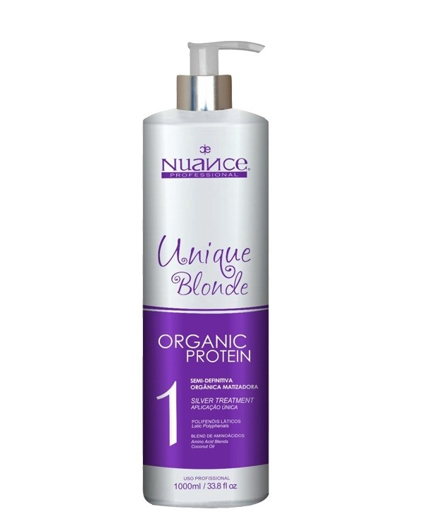 Hair Treatment Unique Liss Blonde Organic Protein Semi Definitive 1L -