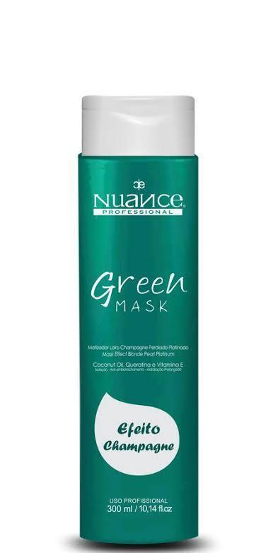 Nuance Green Toning Champagne Hair Tinting Mask 300ml - Nuance