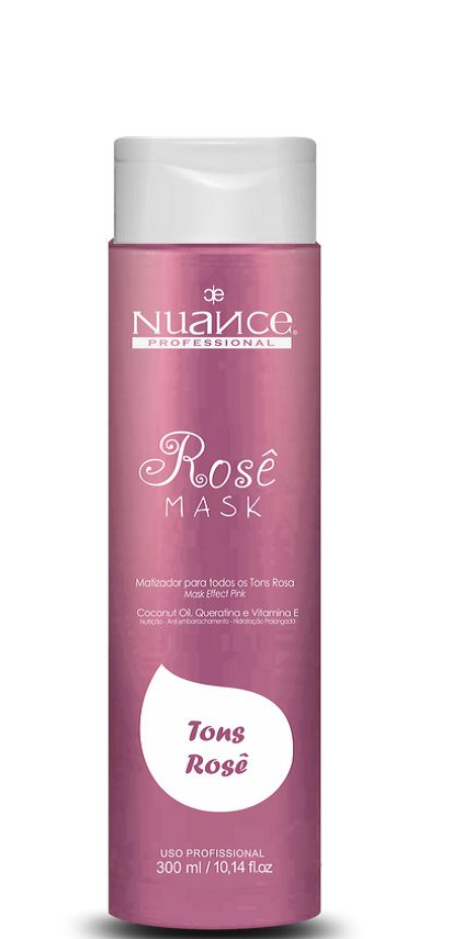Nuance Hair Mask Brazilian Capillary Treatment Rose Hair Mask Shades Pearl Effect 300ml - Nuance