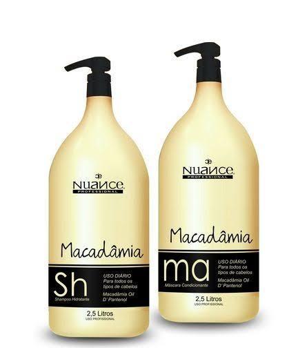 Nuance Macadamia Kit Shampoo and Conditioner Daily Treatment 2x2500ml - Nuance