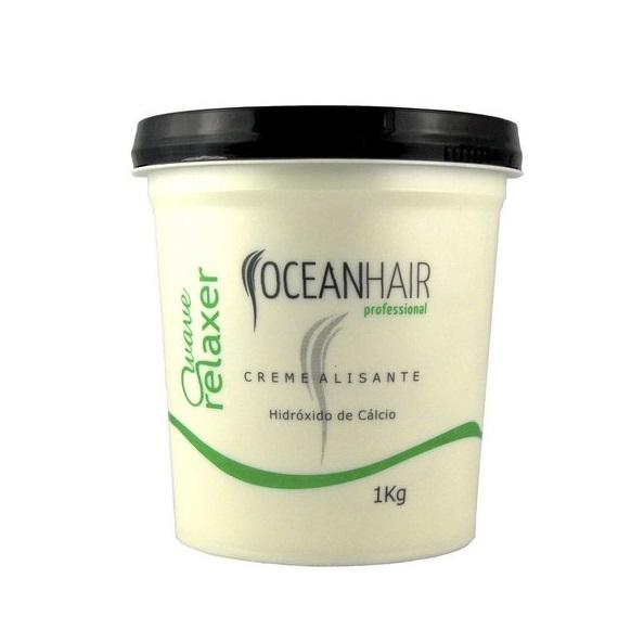 Professional Wave Relaxer Calcium Hydroxide Smoothing Cream 1Kg - Ocean Hair