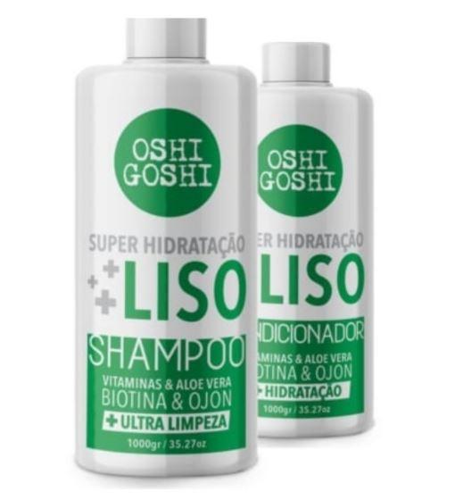 Oshi Goshi Brazilian Keratin Treatment Biotin Ojon Aloe Vera Multifunctional Smooth Hydration Kit 2x1L - Oshi Goshi