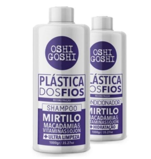 Oshi Goshi Home Care Plastic of Wires Reconstruction Mirtilo Ultra Fast Hydration Kit 2x1L - Oshi Goshi