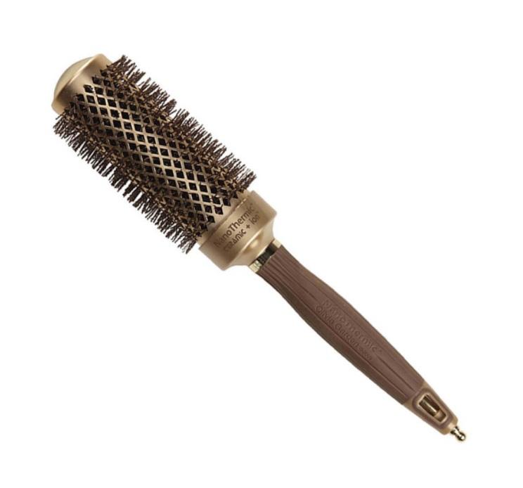 Other Brands Acessories Professional Hairstling Ceramic Brush Nano Thermic Ion NT-34 - Olivia Garden