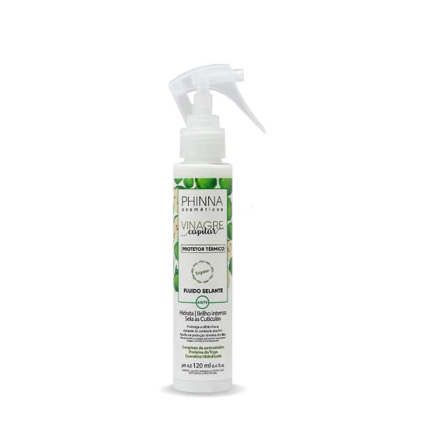 Phinna Hair Care Apple Vinegar Sealant Amino Acids Coconut Hair pH Control Thermal Protector Fluid 120ml  - Phinna