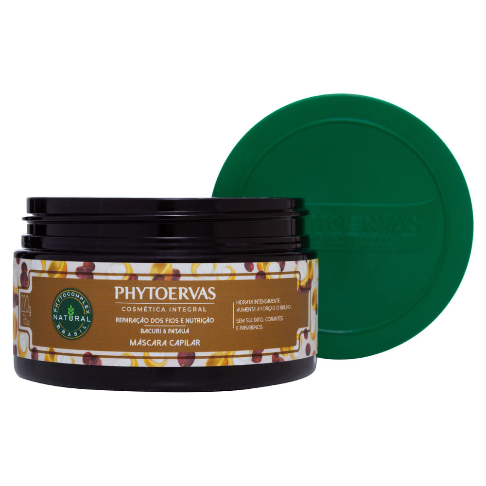 Phytoervas Hair Steamers & Heat Caps Phytoervas Mask for Hair Repair of Wires and Nutrition Bacuri and Patauá 220ml