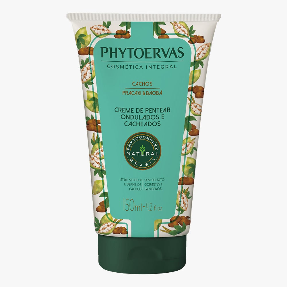 Phytoervas Hair Styling Products Phytoervas Cream of Combing Curls and Wavy Pracaxi and Baobab 150ml
