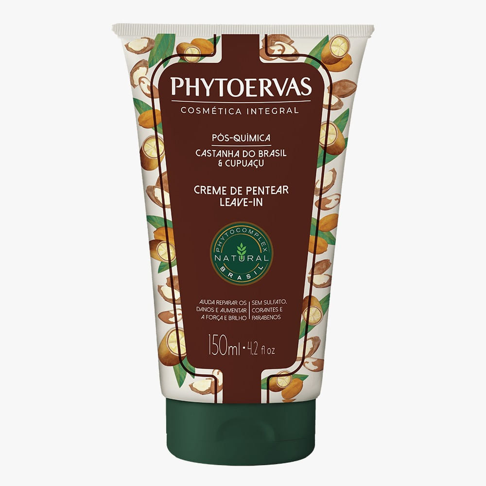 Phytoervas Hair Styling Products Phytoervas Cream of Post Post Chemical Chemicals of Brazil and Cupuaçu 150ml