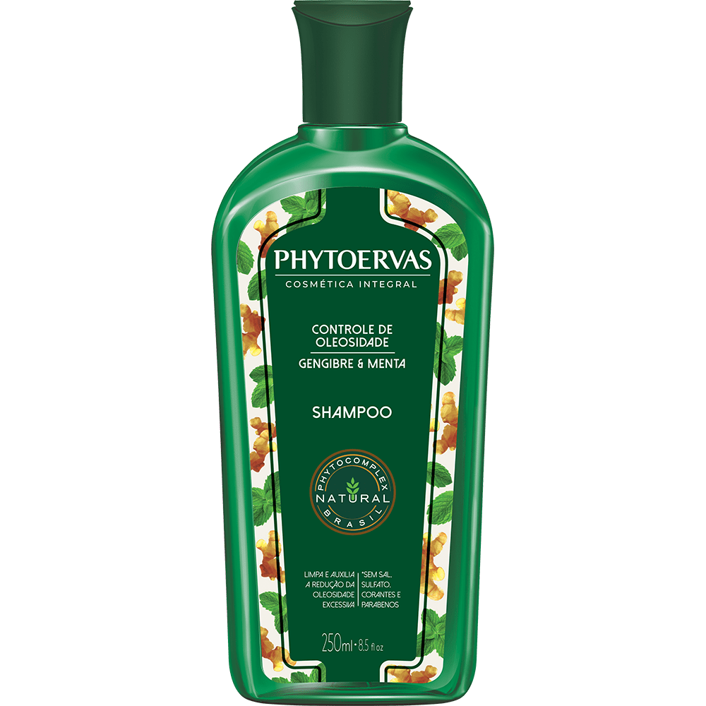 Phytoervas Shampoo Gengibre Oil Control and Mint 250ml